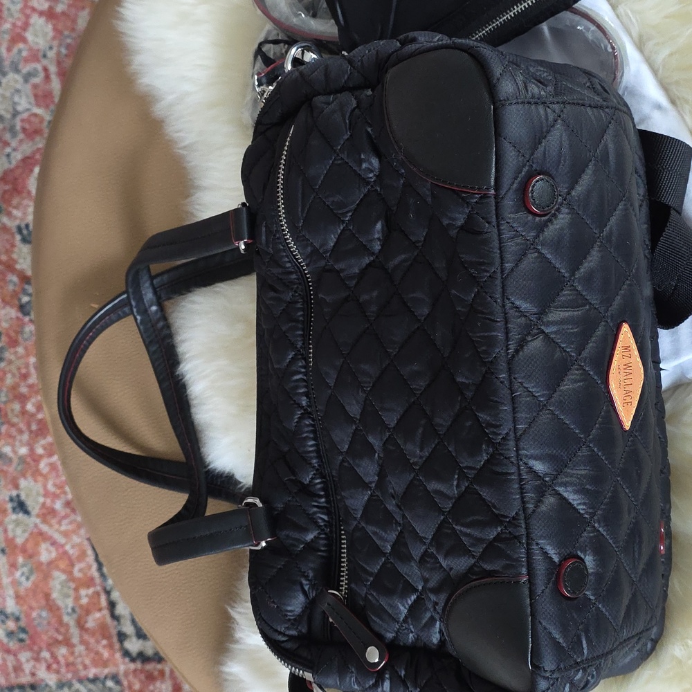 Gorgeous NWOT MZ Wallace Black Quilted Bag 🖤🎁 - Picture 7 of 16